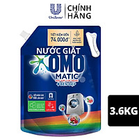 Túi Nước Giặt Omo Matic Cho Máy Giặt Cửa Trước Bền Đẹp Bền Màu Sau 100 Lần Giặt 3.6Kg