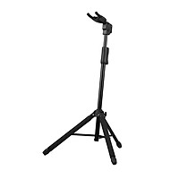 Collapsible Tripod Guitar Stand Music Instrument Stand Self-Lock Guitar Bracket by Gravity Mechanism with Self-Adapting