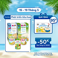 Combo ăn dặm HiPP Organic số 4: Phát triển hệ tiêu hóa