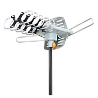 TV Antenna Outdoor Digital Amplified HDTV Antenna 150 Miles Long Range Support 2 TVs-UHF/VHF/1080P/4K with Wireless