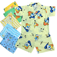 Combo 2 bộ quần áo bé trai Pijama CỘC TAY chất vải tole, lanh 2 da loại 1 mềm, mịn, mát size 9-29 kg, hàng xưởng may Việt Nam, chất lượng cao