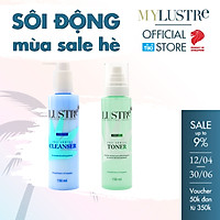 Combo sữa rửa mặt Lustre Fresh Cleanser (150ml) và Toner Lustre Fresh (150ml) giúp làm sạch sâu cho mọi loại da, dưỡng ẩm, se khít lỗ chân lông
