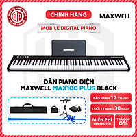 Đàn Piano điện/ Mobile Digital Piano - Maxwell MAX100 Plus (BL) - Màu đen - Hàng chính hãng