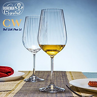 Bộ Ly Rượu Vang Pha Lê Tiệp Crystalex WaterFall 550ml Red Wine