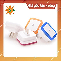 Đèn ngủ cảm biến cảm biến ánh sáng (trời tối tự sáng, trời sáng tự tắt), đầy đủ màu sắc, có thể gắn cầu thang hành lang.