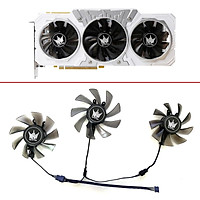 3 Quạt GPU 87MM 7PIN T129215S RTX 2060, Dành Cho ASUS ROG- STRIX-RTX Video Đồ Họa 2060 2070-O8G-GAMING RTX2060 Rttx 2070