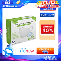 Khẩu Trang Vải Kháng Khuẩn 3 Lớp Nagakawa - Premium - Công Nghệ Nhật Bản KTV3LKKNHH - Hộp 10 Chiếc