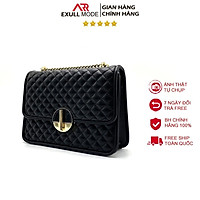 Túi xách nữ điều chỉnh dây đeo vai, đeo chéo họa tiết khối hình Chính hãng Exull Mode 1131166260