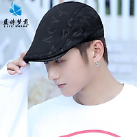 Mũ Nam Phong Cách Hàn Quốc Hoang Dã Mũ Lưỡi Trai Nam Giản Dị Beret Thời Trang Mũ Nghệ Sĩ Cá Tính Thủy Triều Cặp Đôi