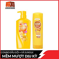 Combo Dầu Gội Sunsilk Mềm Mượt Diệu Kỳ 650g Và Dầu Xả Sunsilk Mềm Mượt Diệu Kỳ 320g