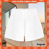 Quần short ôm trắng tingoan SHOW OFF SHORT/WH