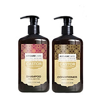 BỘ Gội + Xả Bóng Mượt, Phục Hồi & Chống Rụng ARGANICARE CASTOR