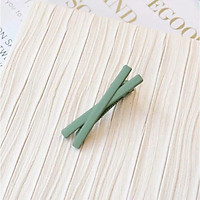 Kẹp tóc X thiết kế hình chữ X màu trơn phong cách Hàn Quốc xinh xắn Aikimo KX1