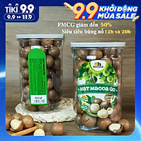 Hạt Macca Úc nứt vỏ Smile Nuts (215g - 500g) | 100% nhập khẩu từ Úc, giòn béo, thơm ngon