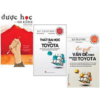 Combo 3 Cuốn Được Học + Thất Bại Học Của Toyota + Giải Quyết Vấn Đề Theo Phương Toyota </