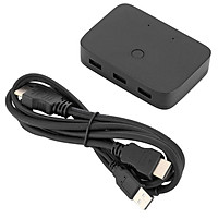 HDMI KVM Switch 2 Port Computer Host Hdmi 2 in and 1 out Switch