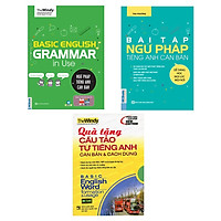 Combo 2 Cuốn Ngữ Pháp Và Bài Tập Ngữ Pháp Tiếng Anh Căn Bản Tặng Kèm Cấu Tạo Từ Tiếng Anh