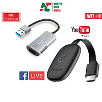 Bộ Thiết Bị Live Stream Dành Cho Điện Thoại USB Video Capture Card Earldom W17 - Hàng Chính Hãng