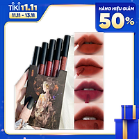 Bộ 5 son kem lì lâu trôi dùng trang điểm DAISHIAO