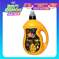 Nước Giặt Xả Hương Nước Hoa Pháp Công Nghệ Utral Kép 5 in1 - FILY vàng 3,5 lít