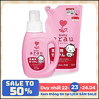 Chai Nước Giặt Arau Baby (800ml) - Tặng Túi Nước Giặt Arau Baby (720ml)