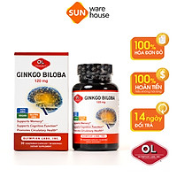 Viên Uống Bổ Não Olympian Labs Ginkgo Biloba 120 mg Tăng Trí Nhớ Hiệu Quả 30 Viên