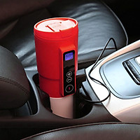 12V Smart Auto Electric Shelf Heating Travel Coffee Mug for Car Smart Heated Coffee Warmer Cup on the Go - You can set any temp from 10℃ to 90℃
