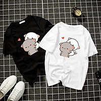 Áo thun Nam Nữ Không cổ CẮN MIẾNG CIMT-0020 mẫu mới cực đẹp, có size bé cho trẻ em / áo thun Anime Manga Unisex Nam Nữ, áo phông thiết kế cổ tròn basic cộc tay thoáng mát