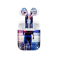 Miếng dán skin chống bẩn cho tai nghe AirPods in hình Bóng đá - Christian Pulisic - BDx012 (bản không dây 1 và 2)