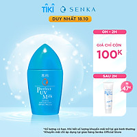 Kem Chống Nắng Dạng Sữa Senka Perfect UV Milk SPF 50+, PA++++ 41095 (40ml)