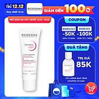 Kem Dưỡng Ẩm Làm Dịu Da Bioderma Sensibio Light - 40ml