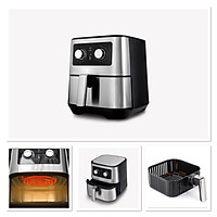 NỒI CHIÊN KHÔNG DẦU LOTTE 5,5L model LTS - AF5SM - hàng chính hãng nhập khẩu Hàn Quốc