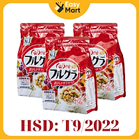 Ngũ cốc Calbee Trái cây tổng hợp Gói Đỏ 750g nội địa Nhật