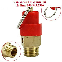 Van an toàn máy nén khí, van xả hơi máy nén khí ren 13mm