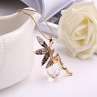latest Butterfly Fairy Necklace Jewelry Sweater Chain for Gentle Women charm