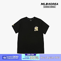 MLB - Áo thun cổ tròn ngắn tay PLAY Back Pixel Logo 31TSN5131-50L