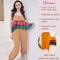 Đồ Bộ Lụa/Lanh/Satin Lửng Mặc Ở Nhà Nữ - Bộ Ngủ Nữ Mixco 2 Dây Sexy Mặc Mùa Hè, Nhiều Mẫu Dễ Thương