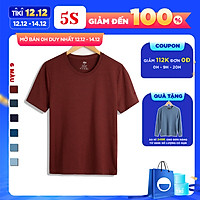 Áo Phông Nam Tay Ngắn 5S (6 màu), Chất Liệu Premium Cotton Siêu Mát, Bền Màu, Thiết Kế Trẻ Trung Năng Động (TSO21023-01)