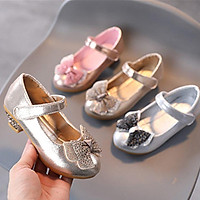 Giày cao gót lấp lánh đế 3cm cho bé gái b307
