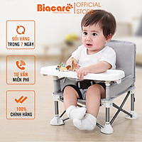 Ghế Ăn Dặm Gấp Gọn kiểu dáng Hàn Quốc Siêu Nhẹ Cho Bé, Ghế Ăn Dặm Du Lịch Gấp Gọn