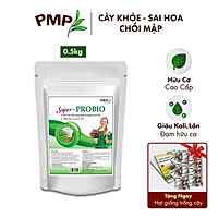 Phân Bón Hữu Cơ Vi Sinh PMP Dạng Viên Nén, Chuyên Dụng Cho Hoa Hồng, Rau Củ Quả Super Probio 500g