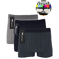 Combo 3 Chiếc Quần Lót Nam Boxer Chất Liệu Sợi Tre Bamboo Cao Cấp Aristino AD 15 Tặng 1 Chiếc Bao Cao Su One (Giao Màu Ngẫu Nhiên) - Hàng Chính Hãng