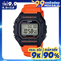 Đồng hồ nam dây nhựa Casio W-218H-4B2VDF