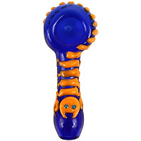 Fluorescent Smoking Pipes Luminous Water Pipe Creative Glass 4 Inches Cigarette Holder Scorpion Lizard Smokers