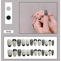 Bộ 24 móng tay giả nail thời trang như hình (R-146)