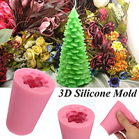 3D Christmas Tree Mould Handmade Candle / Soap / Chocolate Fondant Mold Silicone
