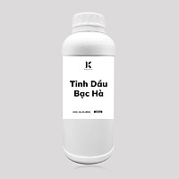 Tinh dầu Bạc Hà Peppermint Kepha 1 lít - Nguyên chất, cao cấp, nhập khẩu trực tiếp từ Ấn Độ - Xông thơm phòng, khử khuẩn, đuổi chuột