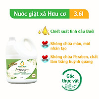 Nước Giặt Xả Hữu Cơ 2in1 Peace Mass Có Tác Dụng Làm Trắng, Sạch Vết Bẩn, An Toàn Cho Mọi Làn Da Kể Cả Trẻ Sơ Sinh 3.6l