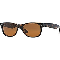Ray Ban RB2132 NEW WAYFARER 901-58 58M Black/Crystal Green Polarized Sunglasses For Men For Women