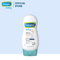 Sữa tắm gội dịu nhẹ cho bé Cetaphil Baby Wash & Shampoo with Organic Calendula 230ml
